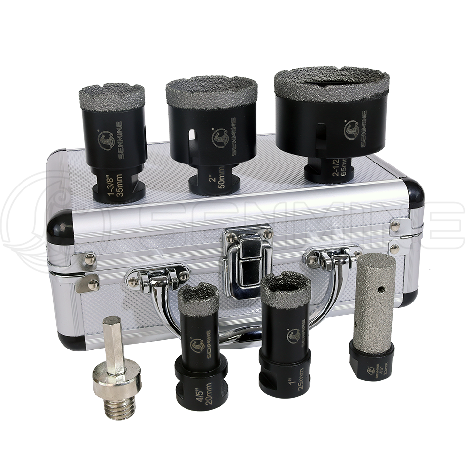 Vacuum Brazed Diamond Core Drill Bit Set D52065YD 8 Vacuum Brazed Diamond Core Drill Bit Set D52065YD - Image 5