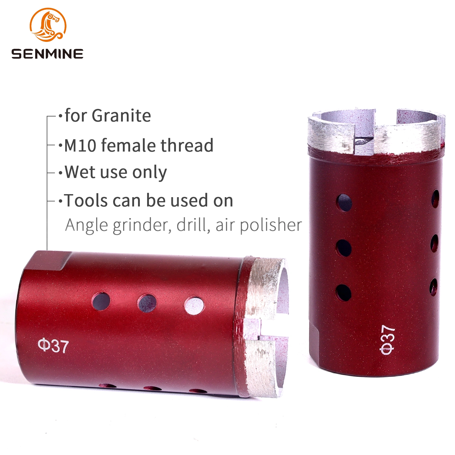M10 Sintered Diamond Core Bit for Stone 6 M10 Sintered Diamond Core Bit for Stone - Image 3