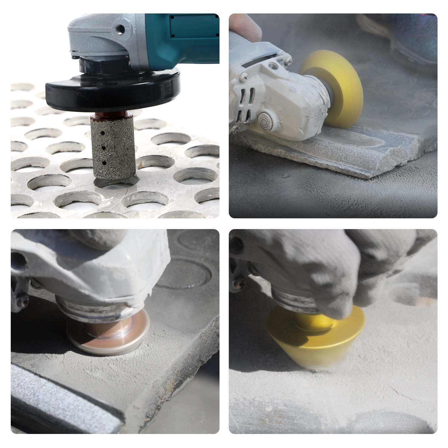 Cone Shaped Drill Bit Tile Marble Ceramic Enlarge Hole Saw Drilling Crown Angle Grinder Tool M14 Diamond Chamfer Bit Milling Bit 12 5 5